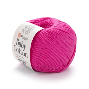 Baby Cotton 422 - cyklámenová letná zmesová priadza