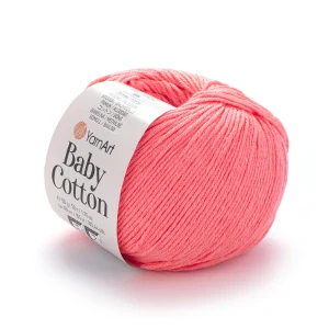 Baby Cotton 424 - koralová letná zmesová priadza