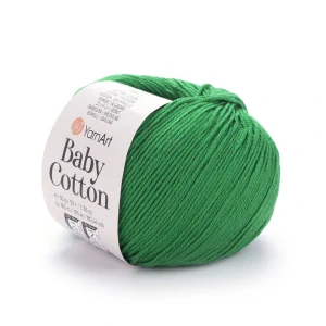 Baby Cotton 442 - jasná zelená letná zmesová priadza