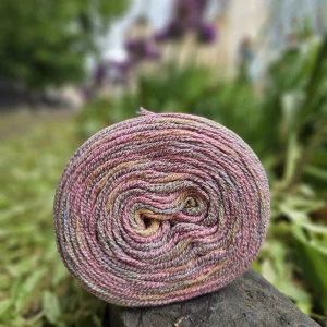 Creative Cotton Camouflage 003 - vínovo jesenná fialková zmesová priadza