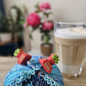 Črepník na knižke - koncovky / zarážky na špičky ihlice - 2ks / 1 pár