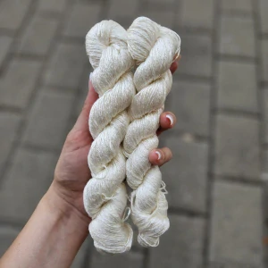 Mora - 063 Natural - perlový 100% morušový hodváb