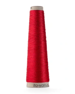 Tetsu - 0433 Red - červený tenký hodváb s nerezovým vláknom