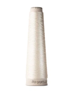 Tetsu - 0191 Angora - pieskový tenký hodváb s nerezovým vláknom