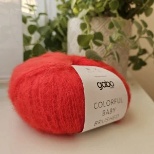 Colorful Baby Brushed 7383 - jasná červená vlna - 100% alpaka
