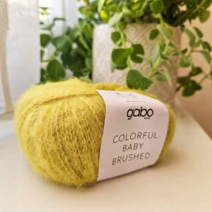 Colorful Baby Brushed 7178 - hrášková zelená vlna - 100% alpaka