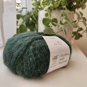 Colorful Baby Brushed 7172 - tmavo zelená vlna - 100% alpaka