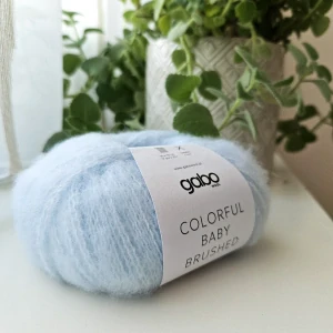Colorful Baby Brushed - svetlo modrá vlna - 100% alpaka