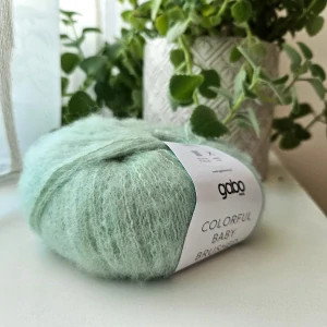 Colorful Baby Brushed 7298 - mentolová vlna - 100% alpaka