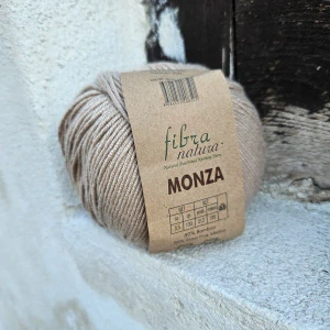 Monza 26-25 - bežová priadza z bambusu a merina