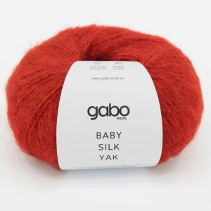 Baby Silk Yak 9301 - červenkastá priadza z baby alpaky, hodvábu, merina a jaka