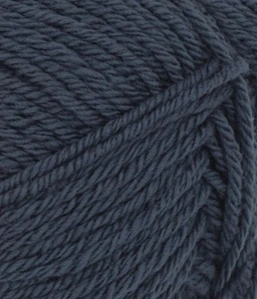 Double Sunday 6580 - tmavo denim modrá 100% merino vlna