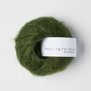 Soft Silk Mohair - Bottle Green - olivovo zelená tenká priadza z mohéru a hodvábu