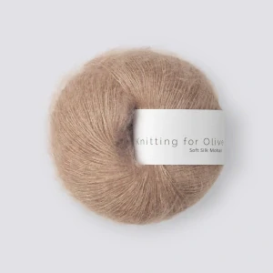 Soft Silk Mohair - Sparrow - vintage telová tenká priadza z mohéru a hodvábu