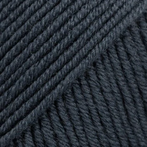 Tmavo denim modrá Merino Extra Fine UNI vlna 55