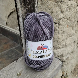 Dolphin Baby 80382 - Antracit sivá detská vlna 