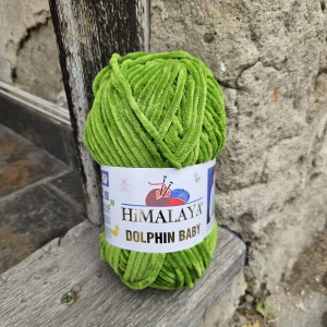 Dolphin Baby 80371 - Jasná "Grinch" zelená detská vlna 