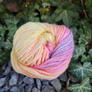 Batik 2020 - svieži pastel farebná akrylová vlna
