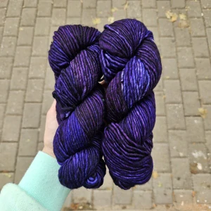 Mecha M4 - iba 1ks! - modro fialová 100% Superwash merino vlna