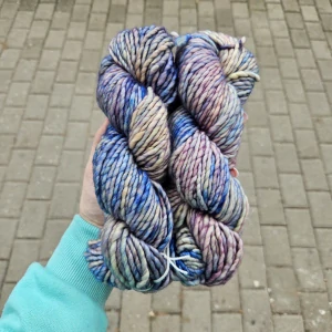 iba 1ks! Noventa - Pastel - pastelová hrubá ručne farbená 100% merino vlna