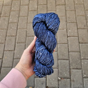 Mecha 209 denim - denim modrá 100% Superwash merino vlna