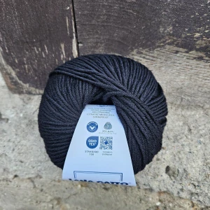 Maxi Soft 10008 - čierna 100% merino vlna