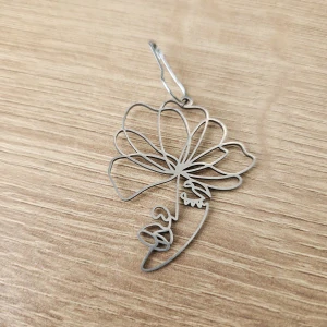 Označovač "boho 2" - 1ks - cca 4x3,5cm