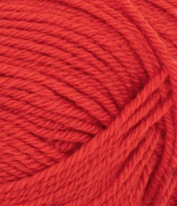 Double Sunday 4018 - červená 100% merino vlna