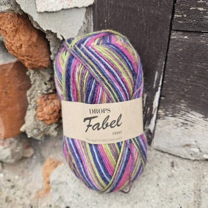 Fabel Print 901 - farebný melír ponožková vlna
