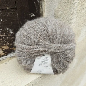 Alpaca Silver 257 - tmavšia piesková vlna s alpakou a strieborným vláknom
