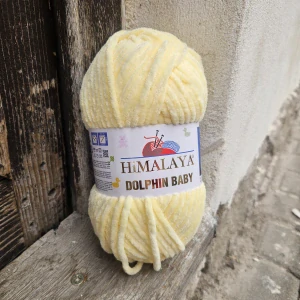 Dolphin Baby 80383 - Svetlo žltá detská vlna 