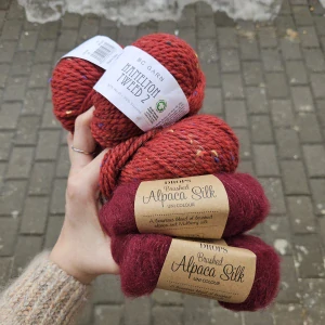 iba 1ks! Balíček 13 - 3x Hamelton Tweed + 2x Brushed Alpaca Silk