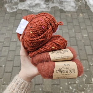 iba 1ks! Balíček 14 - 3x Hamelton Tweed + 2x Brushed Alpaca Silk
