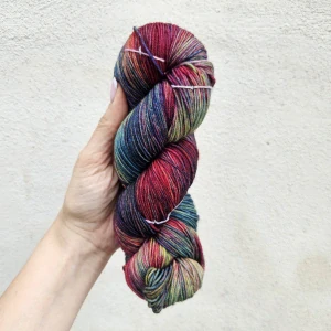 iba 2ks! Ultimate Sock 6 - farebná tenká ručne farbená merino vlna s nylonom