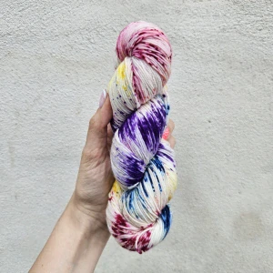iba 2ks! Ultimate Sock 8 - šprickatá tenká ručne farbená merino vlna s nylonom