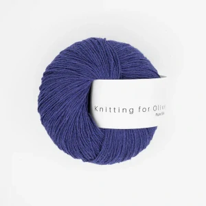 Pure Silk - French Anemone - modro fialový 100% buretový hodváb