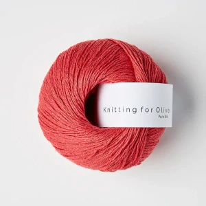 Pure Silk - Watermelon - melónovo červenkastý 100% buretový hodváb