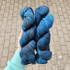 Mechita - 362 Under The Sea - Modrá ručne farbená 100% merino vlna