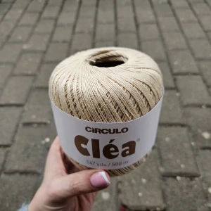 Clea 7684 - svetlo bežová tenká 100% bavlnená priadza