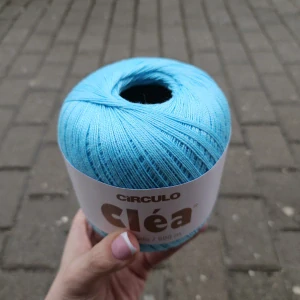 Clea 2151 - svetlo tyrkys tenká 100% bavlnená priadza