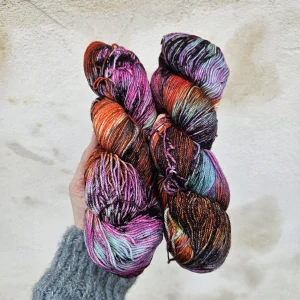 Sock Aura - 456 Euforia - farebná tenká 100% merino vlna