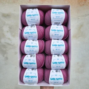 Baby Soft 9408 - tmavšia staroružová 100% merino vlna ošetrená s aloe vera