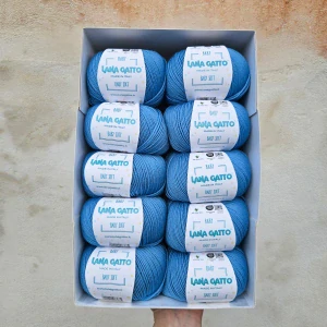 Baby Soft 12260 - svetlo modrá 100% merino vlna ošetrená s aloe vera