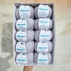 Baby Soft 12404 - sivá 100% merino vlna ošetrená s aloe vera