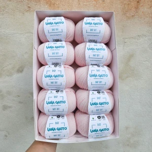 Baby Soft 13210 - pastel ružová 100% merino vlna ošetrená s aloe vera