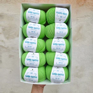 Baby Soft 14274 - jablkovo zelená 100% merino vlna ošetrená s aloe vera