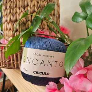 Encanto 2307 - denim modrá priadza zo 100% viskózy