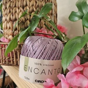 Encanto 6802 - vintage fialová priadza zo 100% viskózy