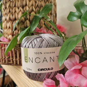 Encanto 8473 - sivá priadza zo 100% viskózy