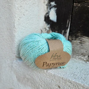 Papyrus 30 - mentolková priadza z bavlny a hodvábu